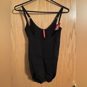 Spanx OnCore Open Bust Panty Bodysuit Black L